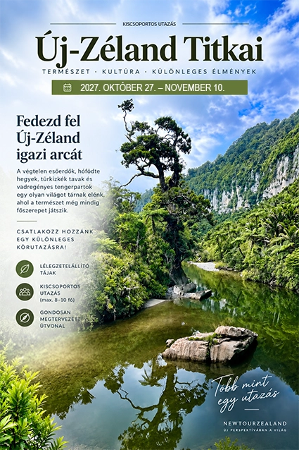 Új-Zéland titkai utazás